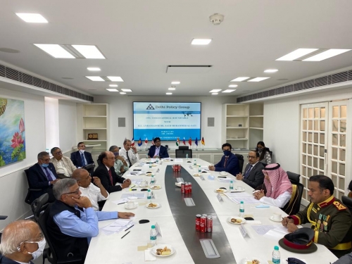 Ambassadorial Roundtable with H.E. Dr. Saud Mohammed Al-Sati,  Ambassador of the Kingdom of Saudi Arabia to India - Pic 1