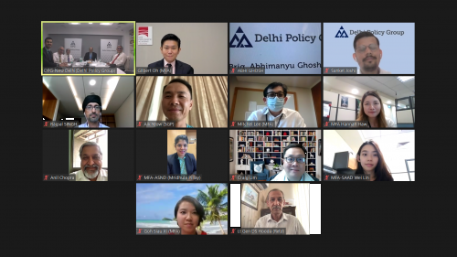 DPG – Singapore MFA Diplomatic Academy Virtual Seminar on “Perspectives on India’s Foreign Policy” - Pic 1