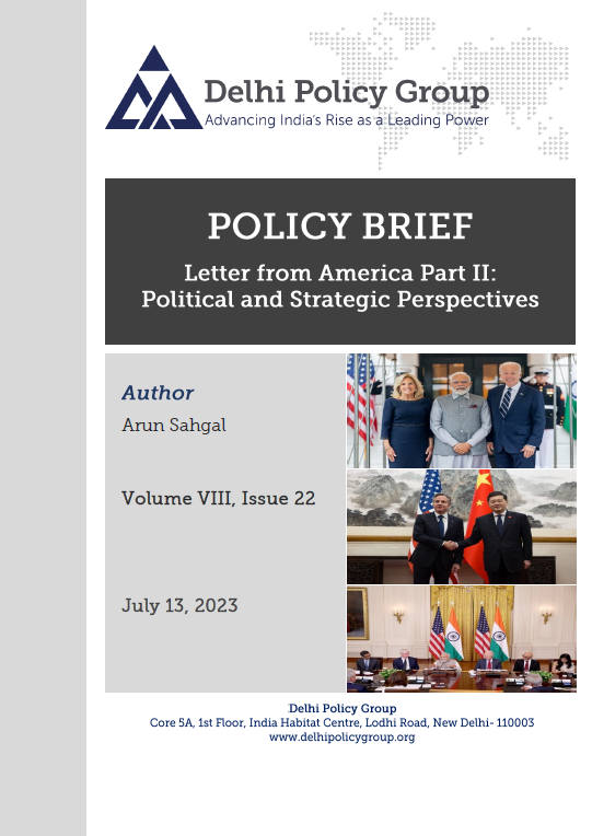 Letter from America Part II: Political and Strategic Perspectives