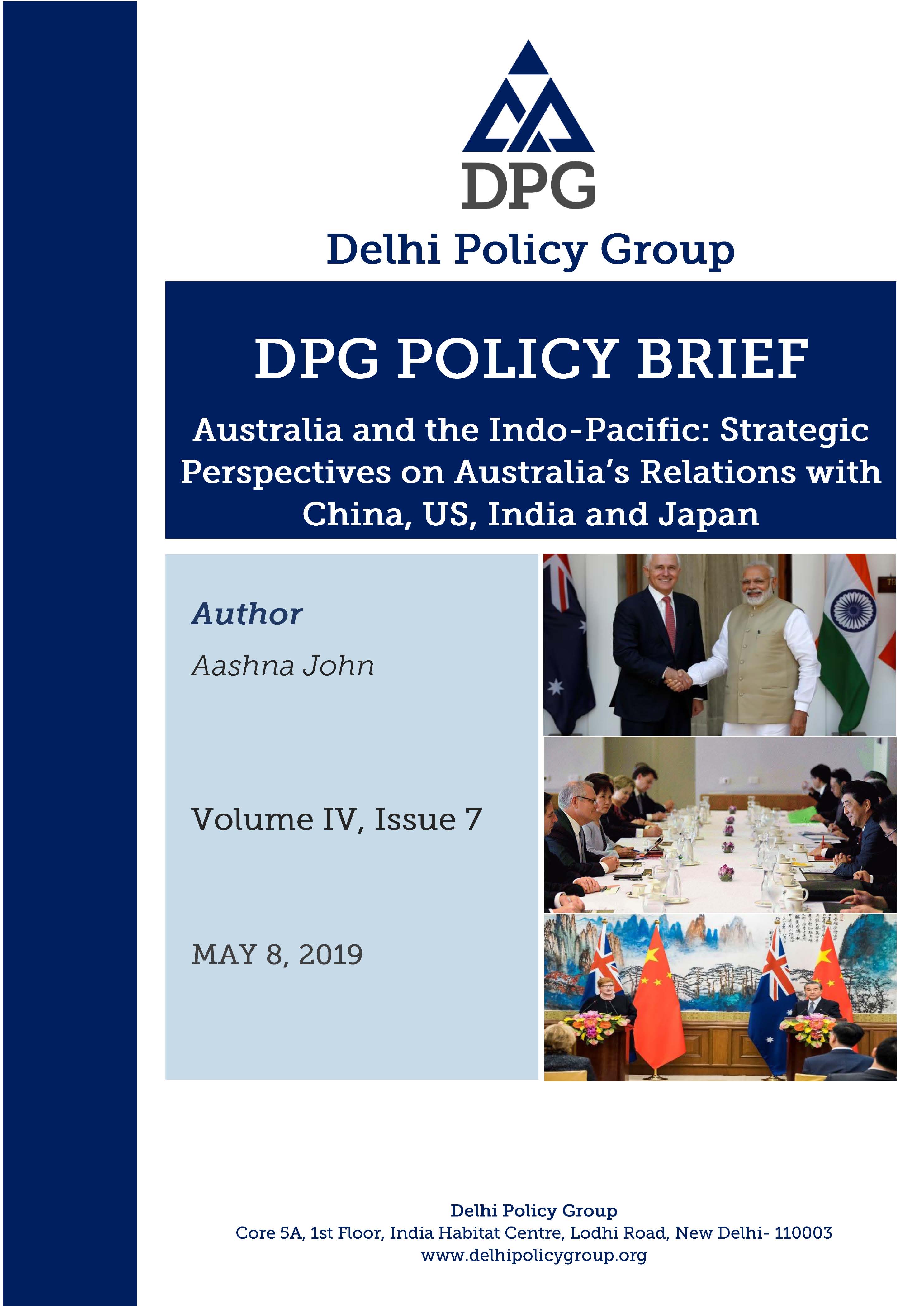 Australia and the Indo-Pacific: Strategic Perspectives on Australia’s Relations with China, US, India and Japan