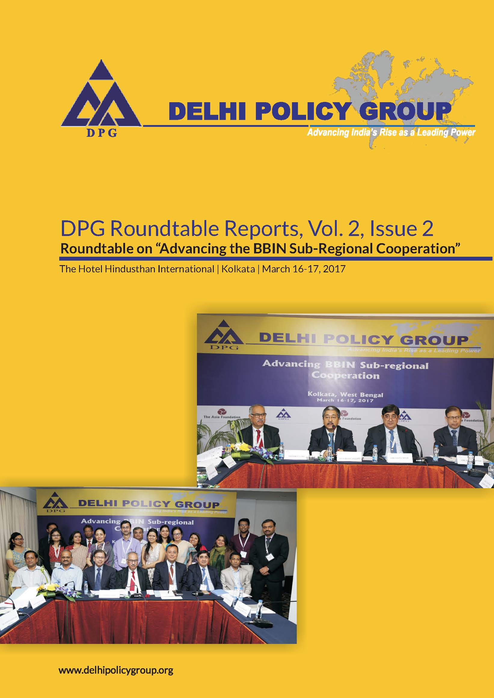 DPG Roundtable Reports, Vol. 2, Issue 2: Roundtable on Advancing the BBIN Sub-Regional Cooperation