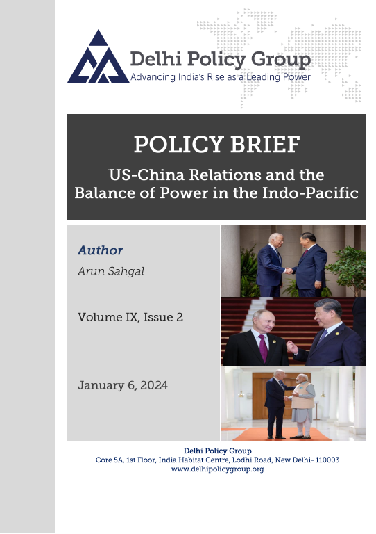 US-China Relations and the  Balance of Power in the Indo-Pacific