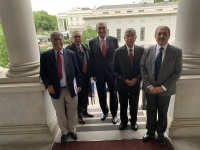 DPG Senior Faculty at the Eisenhower Executive Office Building after NSC Meeting, Washington D.C.