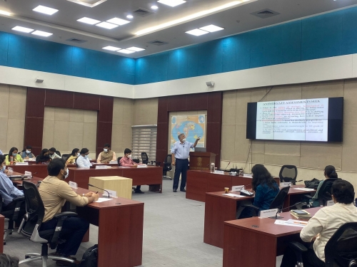 Brig. Arun Sahgal's lecture on Net Assessment and Strategic Gaming Exercise at the Sushma Swaraj Institute of Foreign Service, New Delhi. - Pic 2