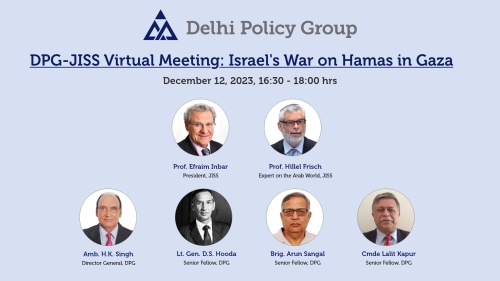 DPG-JISS Virtual Meeting: Israel’s War on Hamas in Gaza - Pic 1