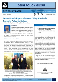 Japan-Russia Rapprochement: Why Abe-Putin Summits Failed to Deliver