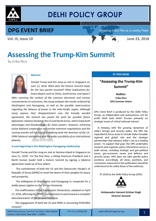 Assessing the Trump-Kim Summit