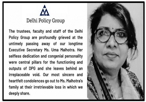 In Memory of Ms. Uma Malhotra