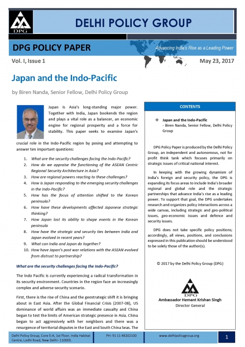 Japan and the Indo-Pacific