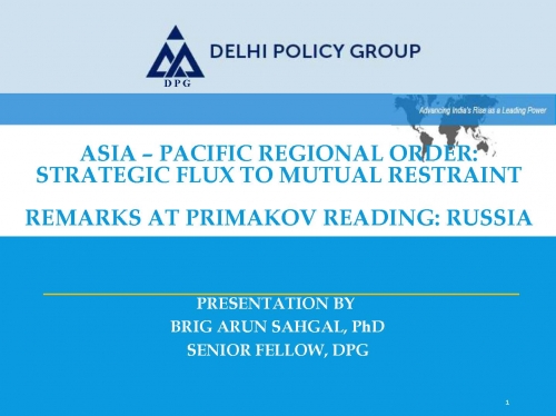 Remarks at Primakov Reading: Russia