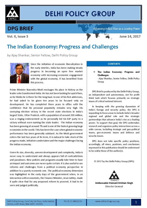 The Indian Economy: Progress and Challenges